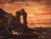 Gustave Moreau Klopatra on the Nile oil